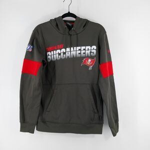 NFL Onfield App Nike Off Black Tampa Bay Buccaneers Unisex Hoodie Sweater Size S